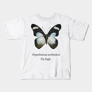 hypolimnas anthedon Kids T-Shirt